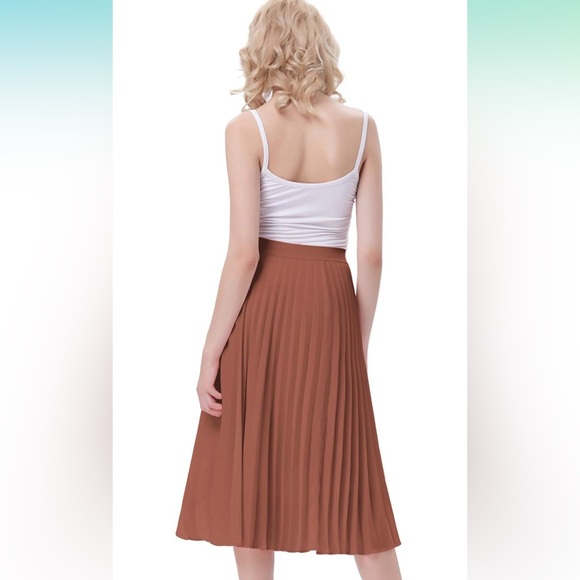 Pleated Midi Skirt - Picture 3 of 4